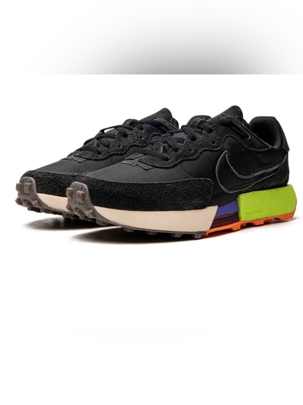 NIKE WOMENS FONTANKA WAFFLE Womens "Black Volt"